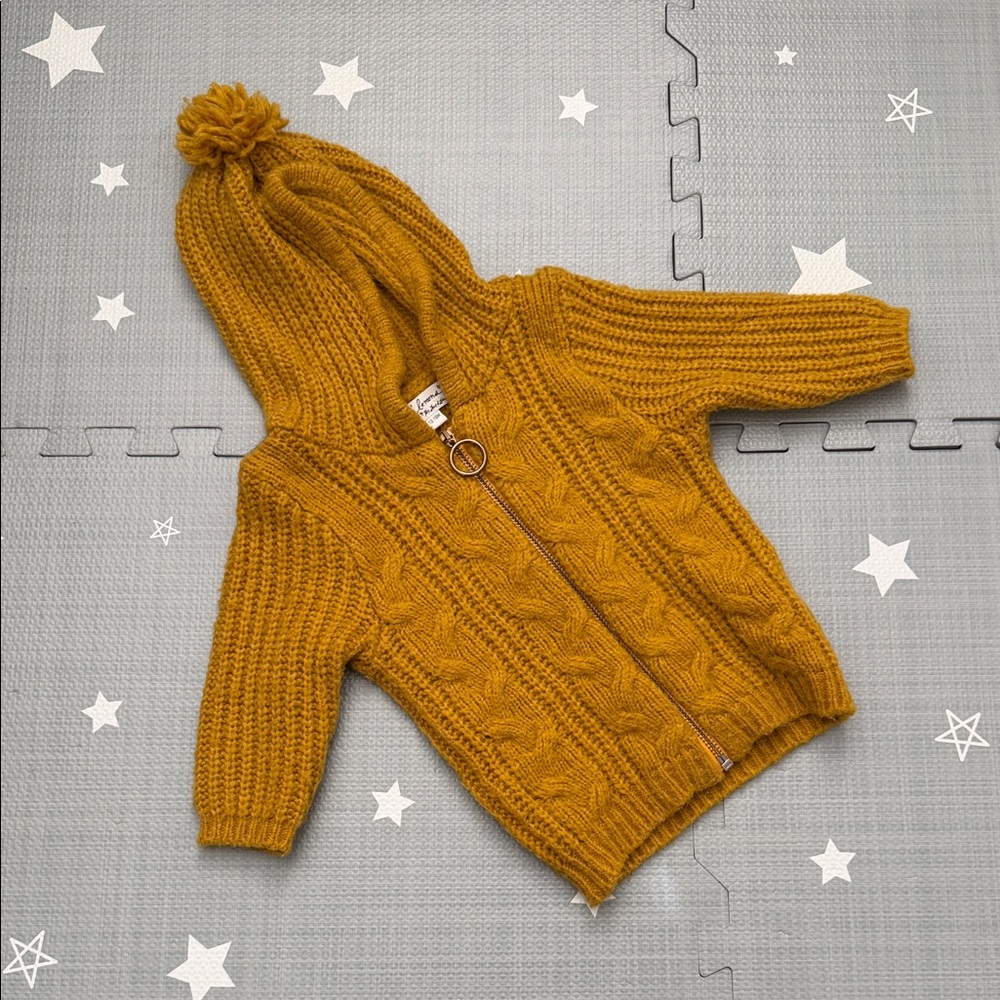 For Love & Lemons - Toddler Cable Knit Sweater, 12-18 months